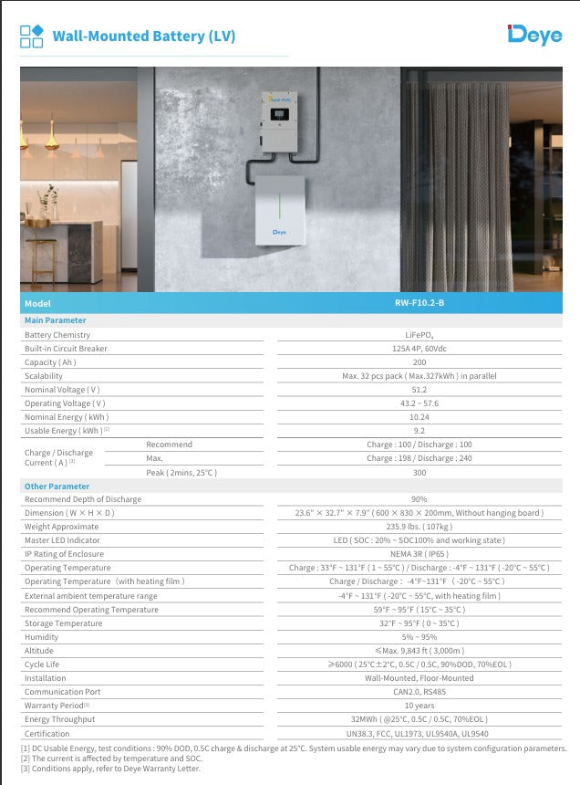 Deye RW-F10.2 B